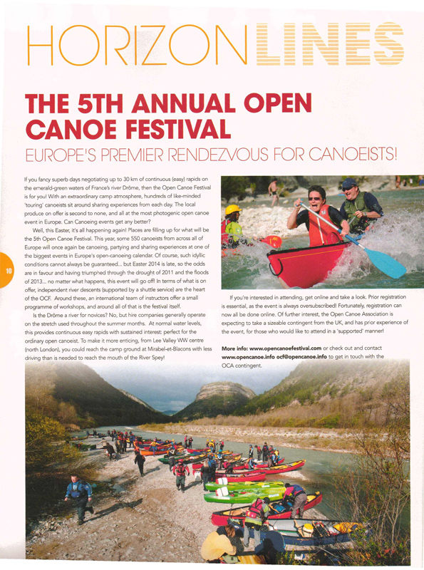 Canoe Kayak Magazine UK. 2014